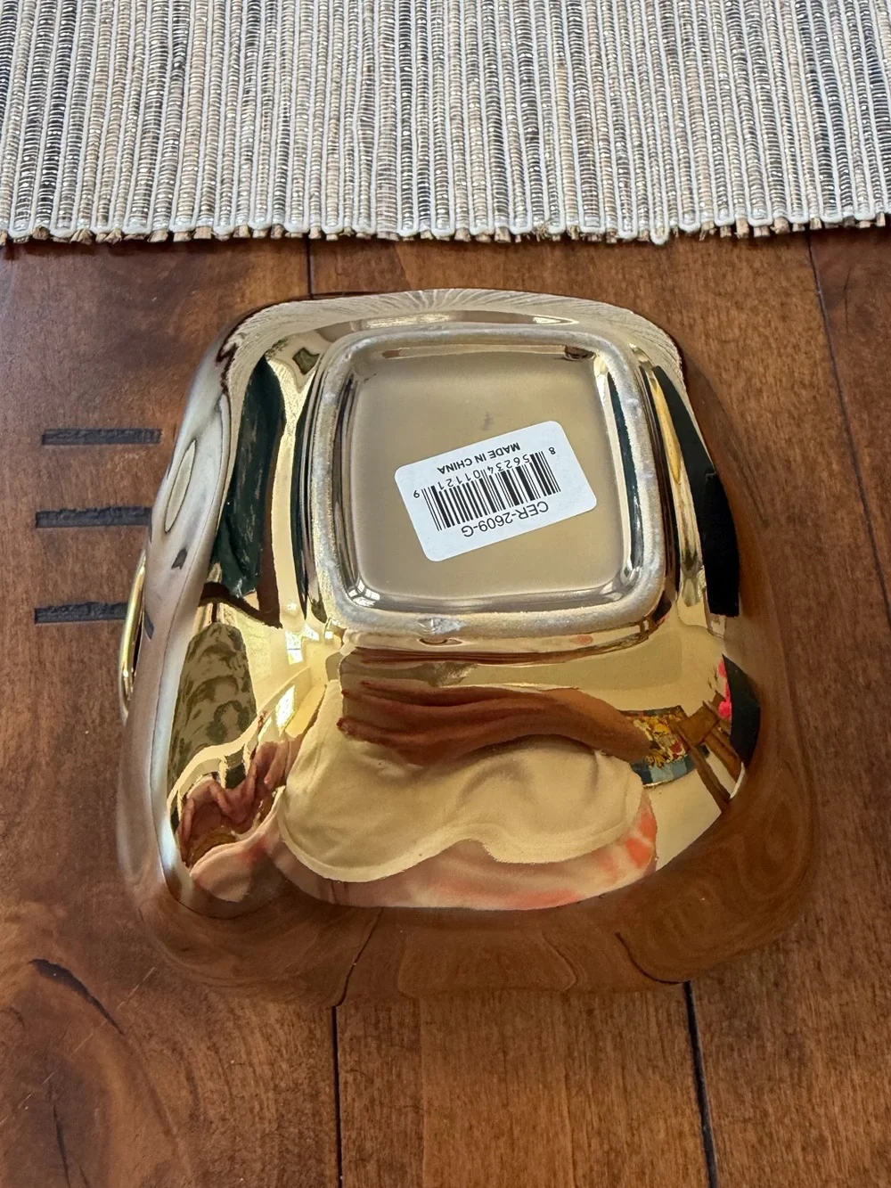 Pampa Bay - White and Gold Porcelain Decorative Catchall Bowl